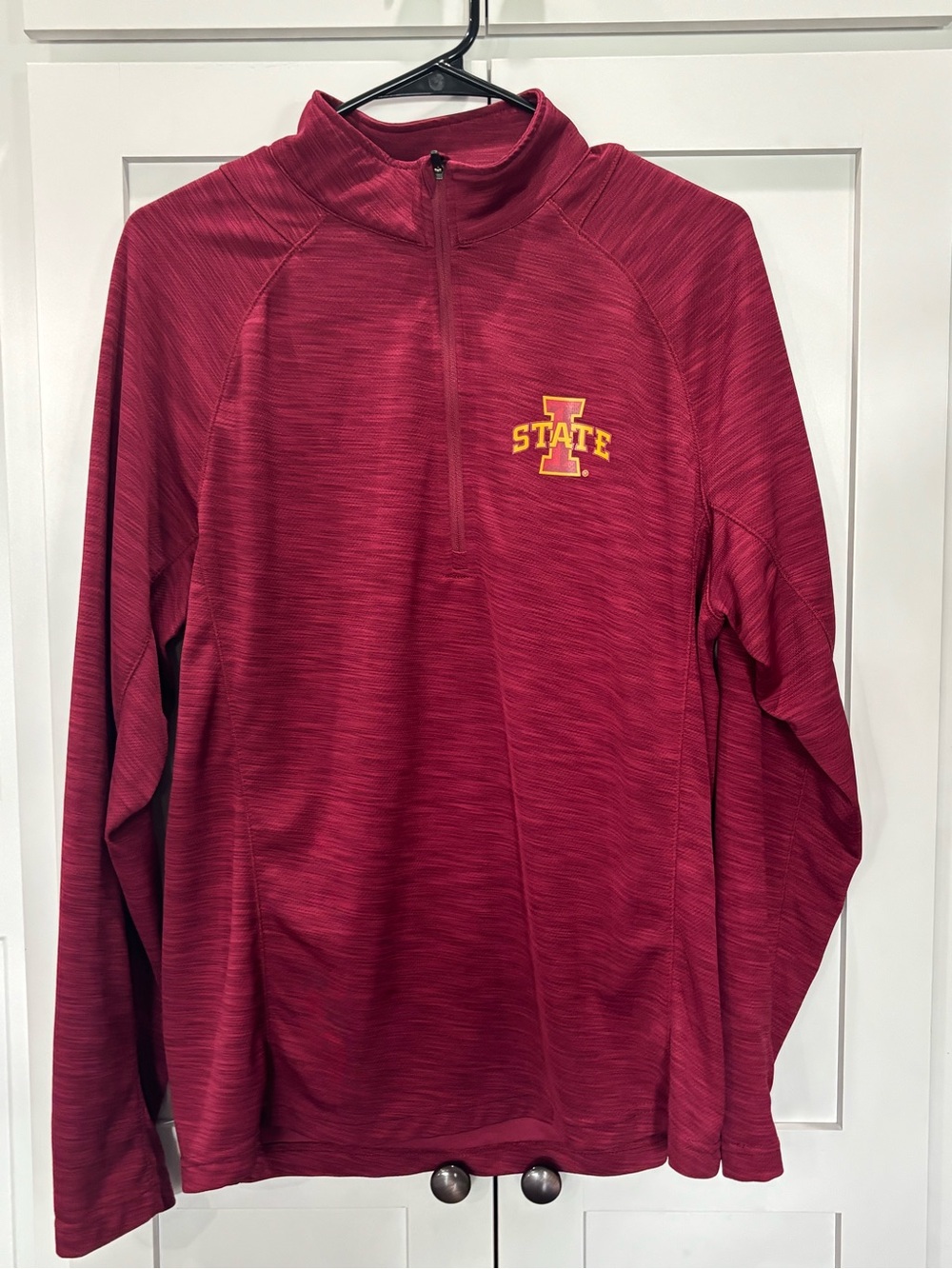 Levelwear Iowa State Cyclones Mens Medium Red Quarter-Zip Pullover Shirt